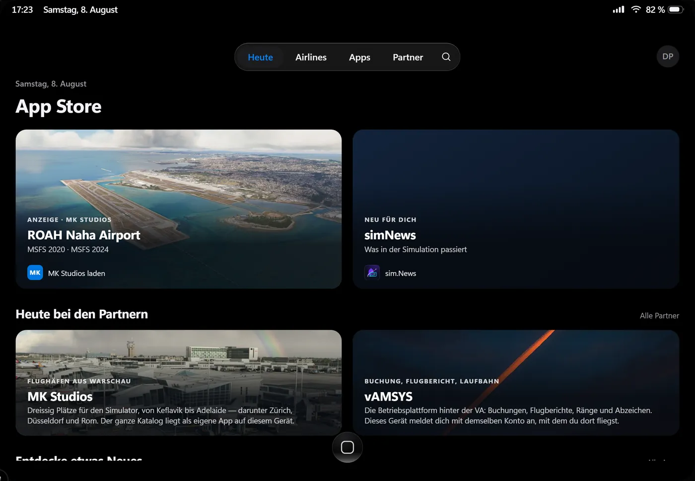 App Store with its Today tab